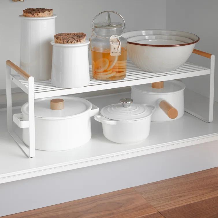 Yamazaki White Tosca Wired Organizer Rack