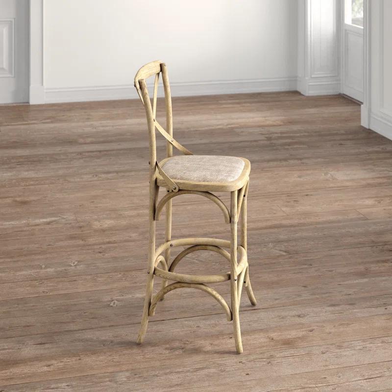 Modway Modway The Gray Barn Hidden Hill Elm Wood Barstool