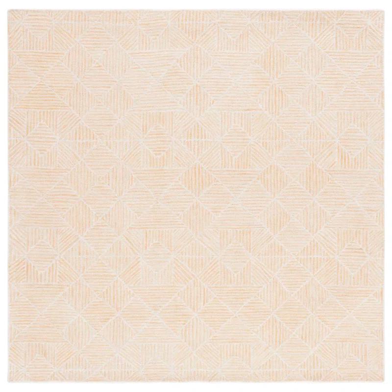 Foundry Select Hoopeston Hand Tufted 0.8 Wool 0.2 Cotton Geometric Rug