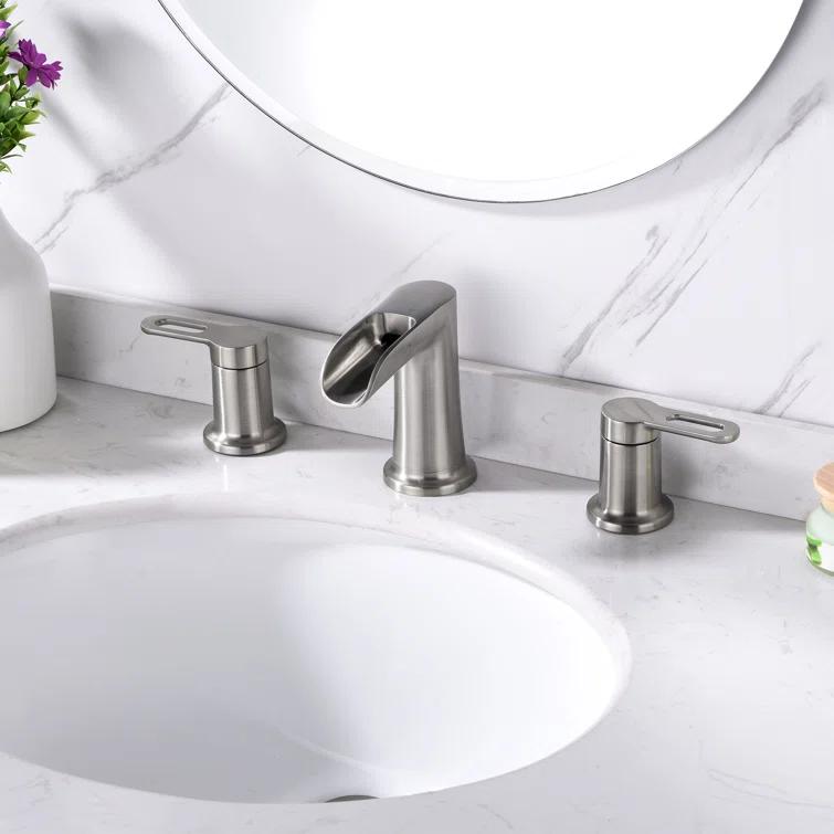 VividFall 8 in. Widespread 2-Handle Bathroom Faucet