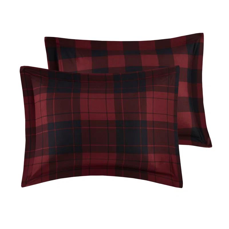 Everest Reversible Plaid Comforter Set with Bed Sheets
