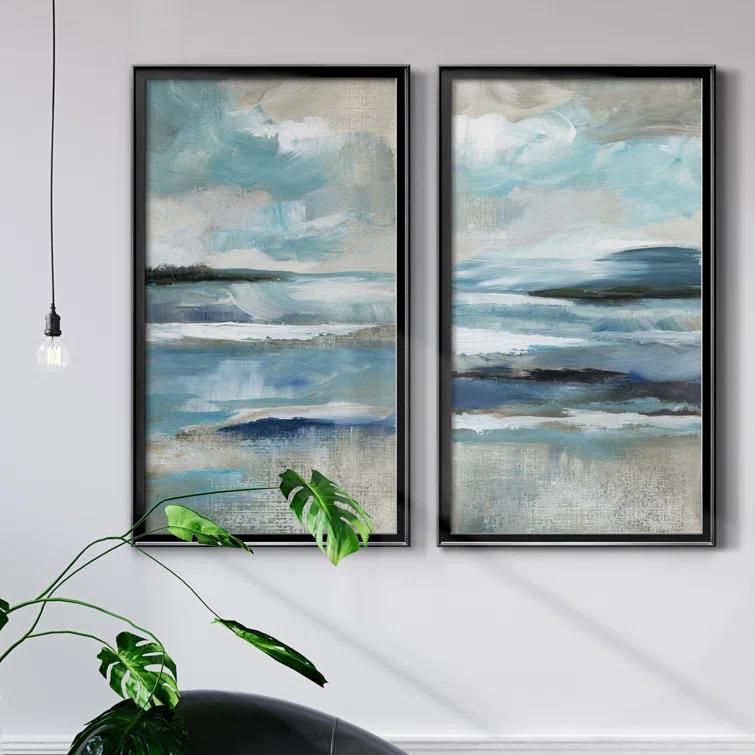 Wade Logan® " Distant Drama I " 2 - Pieces Painting Print (Set of 2)