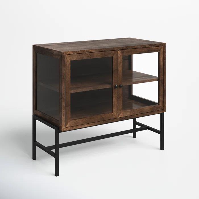 Warner Solid Wood Storage Cabinet