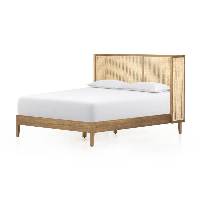 Jeni Platform Bed - Natural / Queen