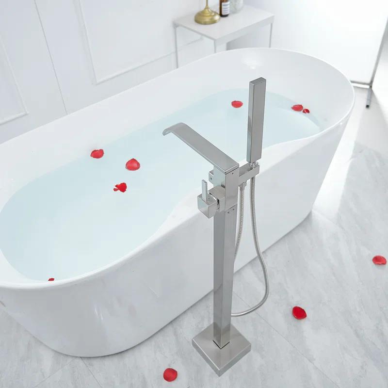 VIBRANTBATH Floor Tub Spout with Diverter 7012-N