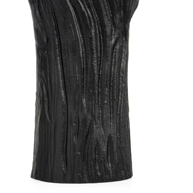 Gild Design House Nicolette Metal Table Vase, Small Black