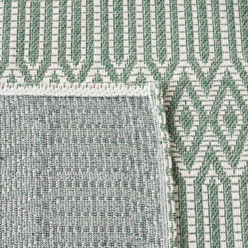 Martha Stewart Rugs Martha Stewart 405 100% Cotton Geometric Rug