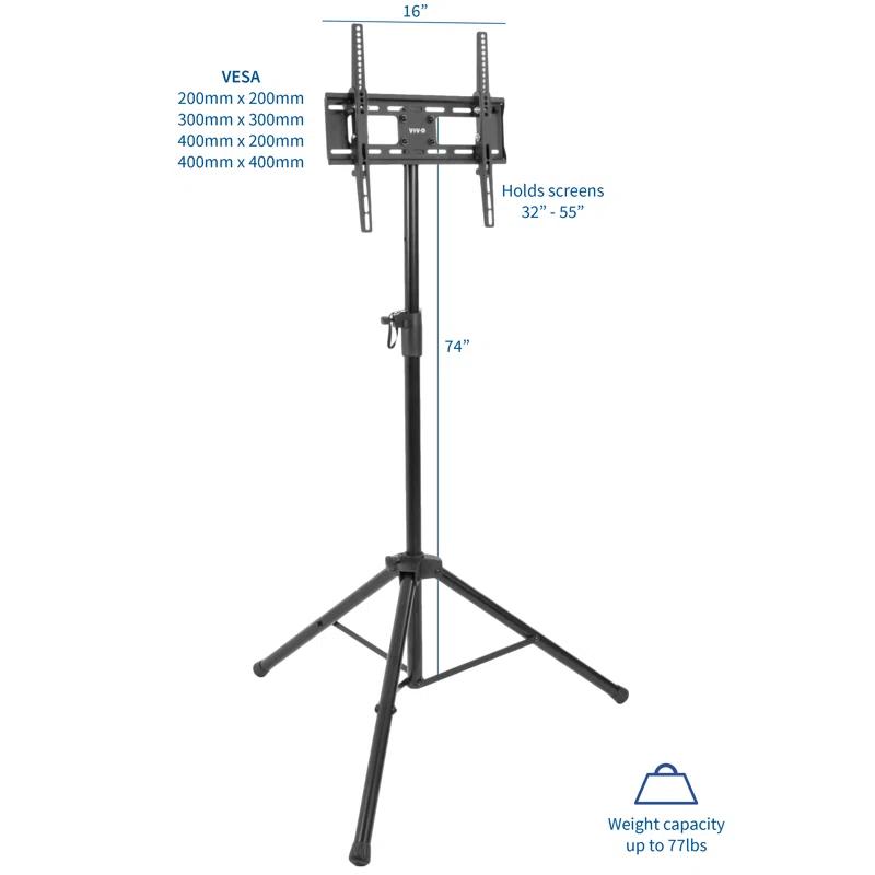 Vivo Portable TV Tripod