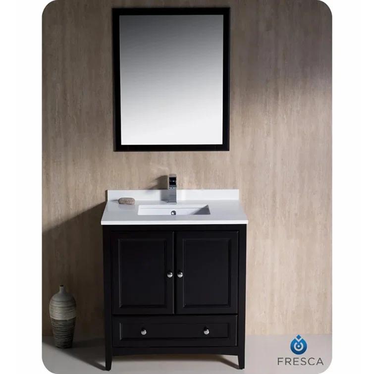 Fresca Oxford 30" Free-Standing Single Sink Bathroom Vanity Base Only