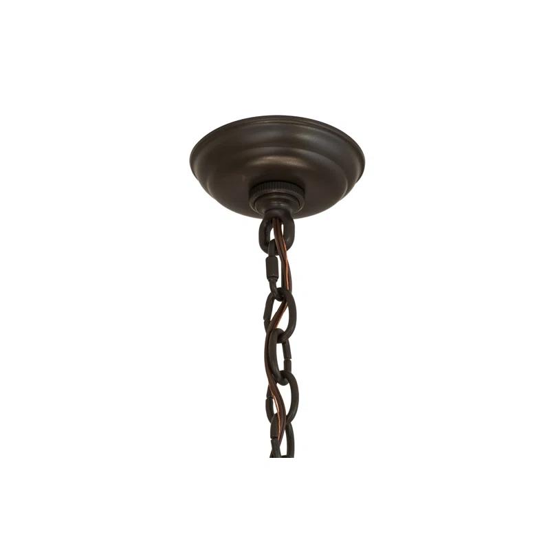 Timeless Bronze 40" Glass LED Indoor/Outdoor Pendant