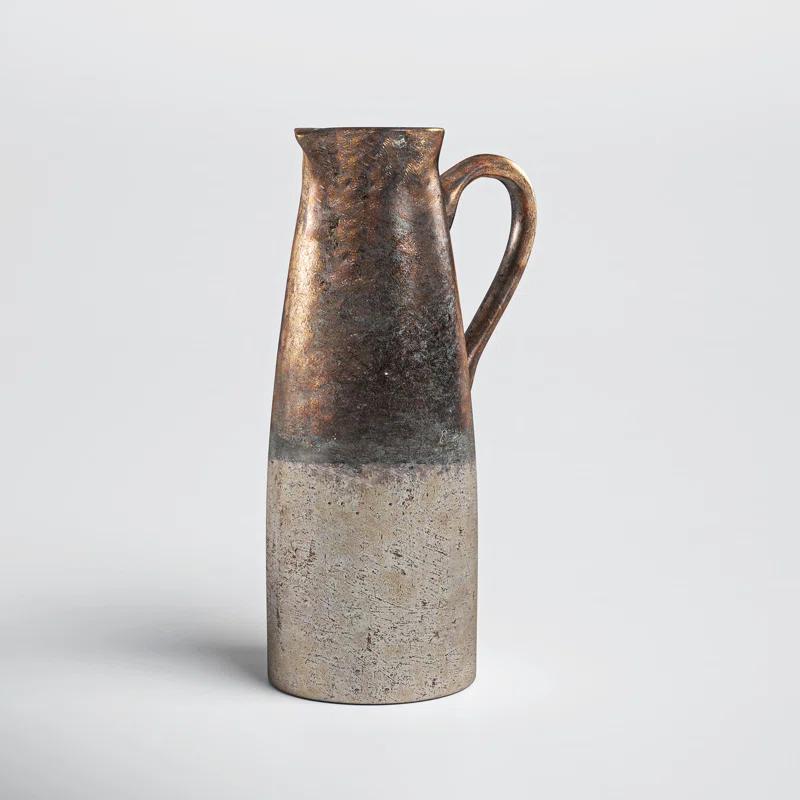 Libra Handmade Terracotta Decorative Bottle