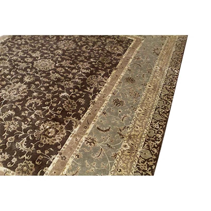 Wahi Rugs Hand Knotted Fine Persian Mashad 9'0"x12'0" -w258