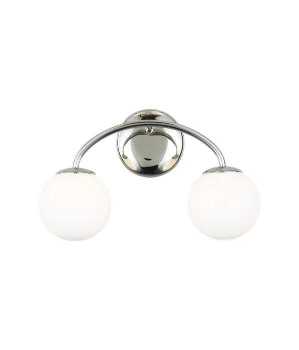 Galassia Vanity Light by AERIN - Polished Nickel / 2 Light