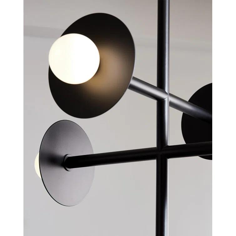 Nodes Large Chandelier by Kelly Wearstler - Black