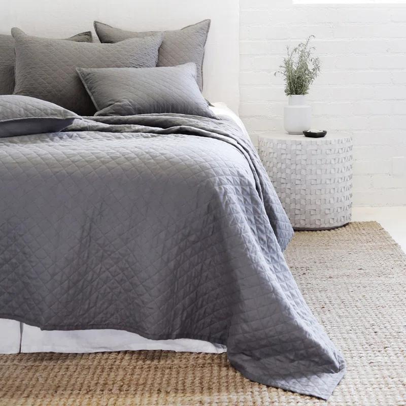 Hampton Quilted Sham by Pom Pom at Home - Cream / Standard