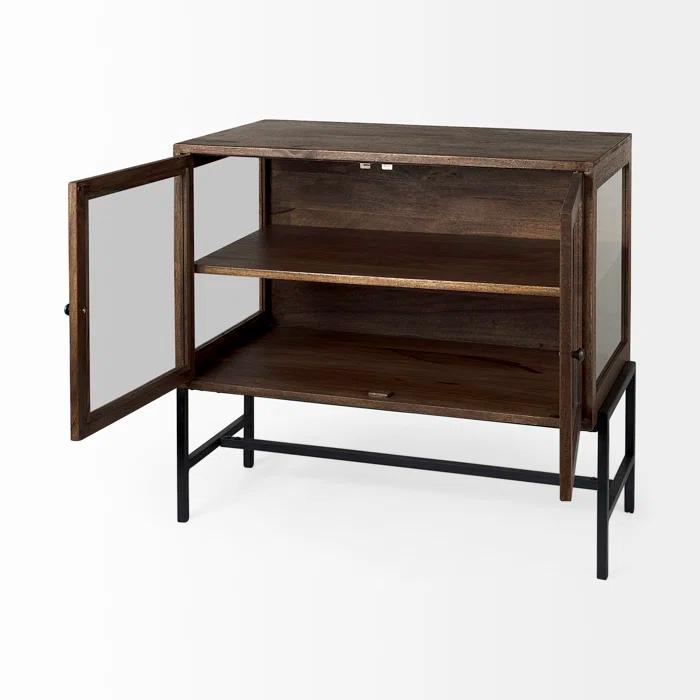 Warner Solid Wood Storage Cabinet