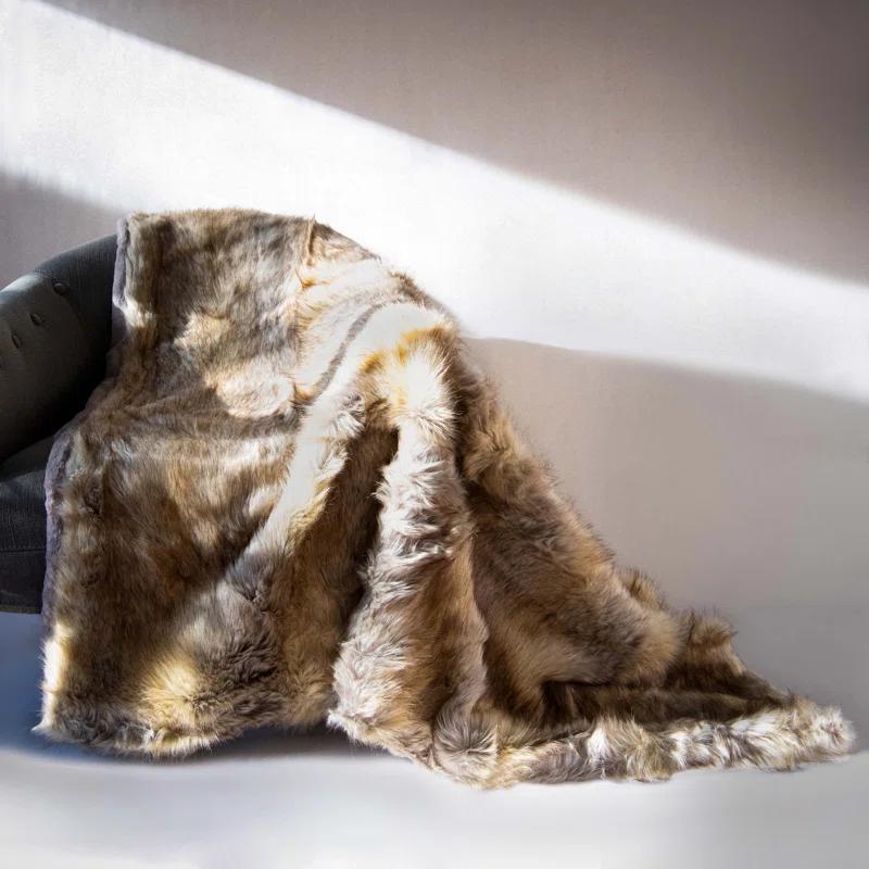 Faux Fur Throw