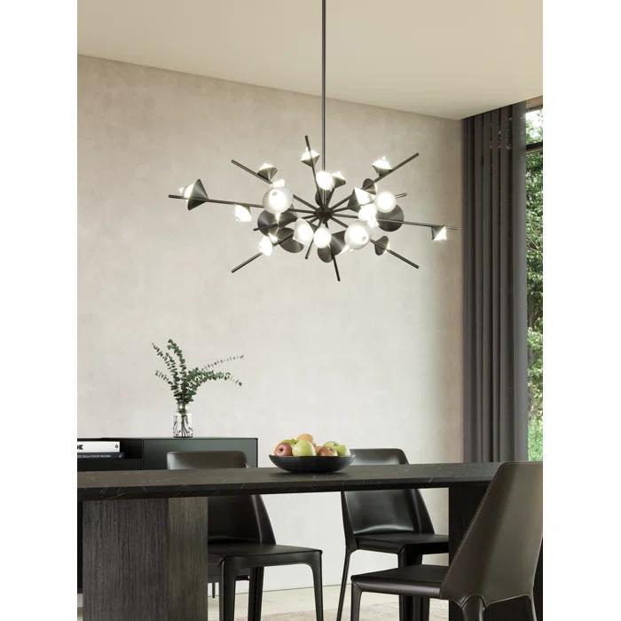 Kuzco Lighting Geode Dimmable LED Sputnik Sphere Chandelier