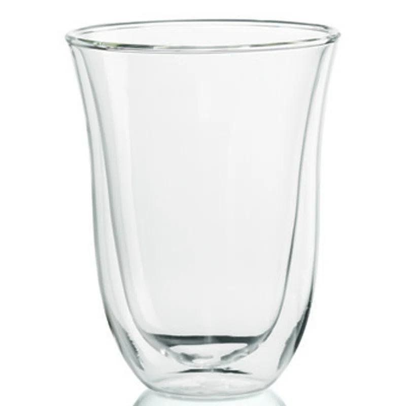 DeLonghi De'Longhi set of 2 Latte Double Wall Thermal Glasses (Set of 2)
