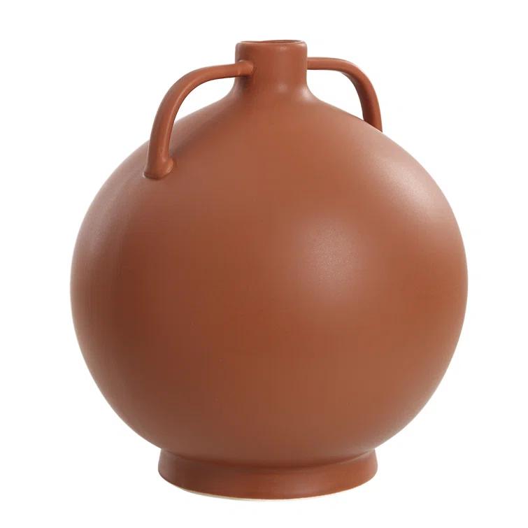Renwil Delphi Vase In Orange Color