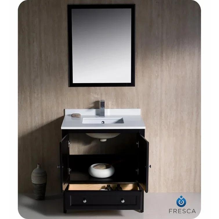 Fresca Oxford 30" Free-Standing Single Sink Bathroom Vanity Base Only