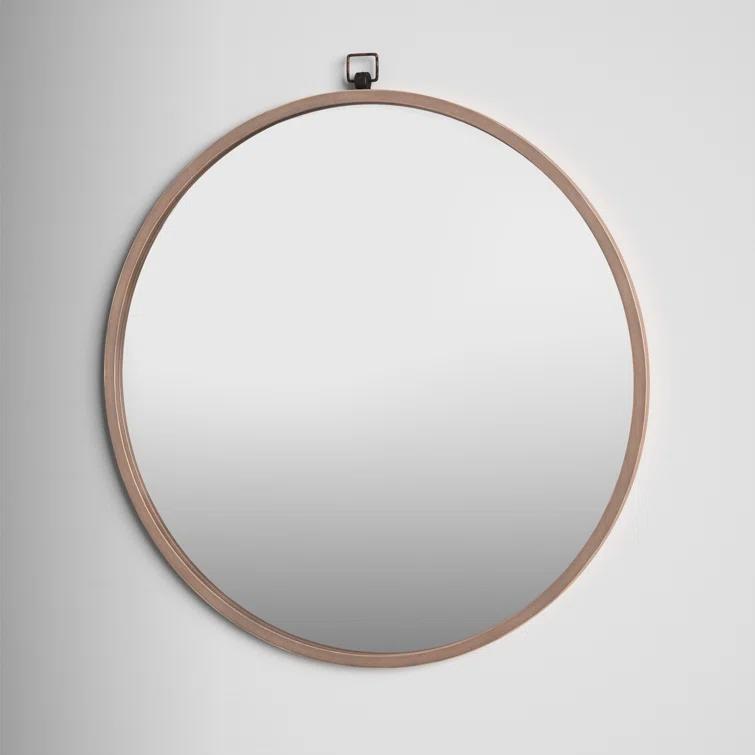 Kelly Clarkson Home Alariz Metal Flat Wall Mirror