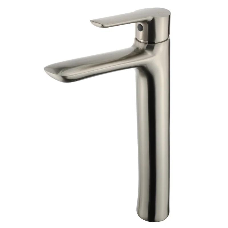 Round Single Hole Vessel Sink Bathroom Faucet