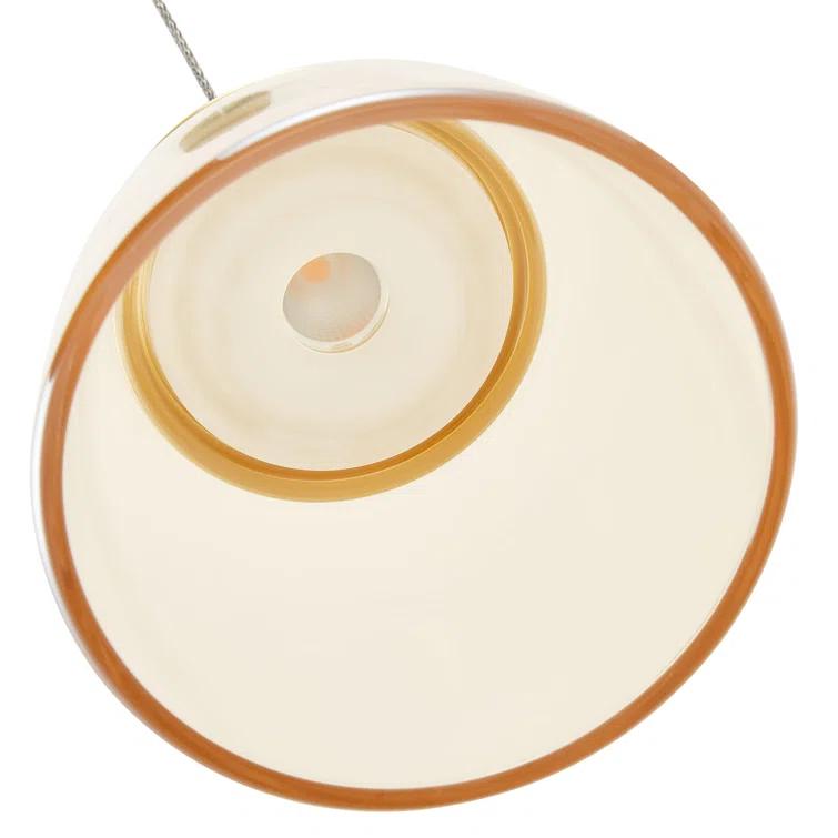 VONN Lighting Roma 5-in 100-277V 1-Light ETL Certified Integrated LED Height Adjustable Pendant Lighting