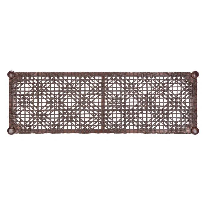 Kazbah 47" Genuine Leather Bench