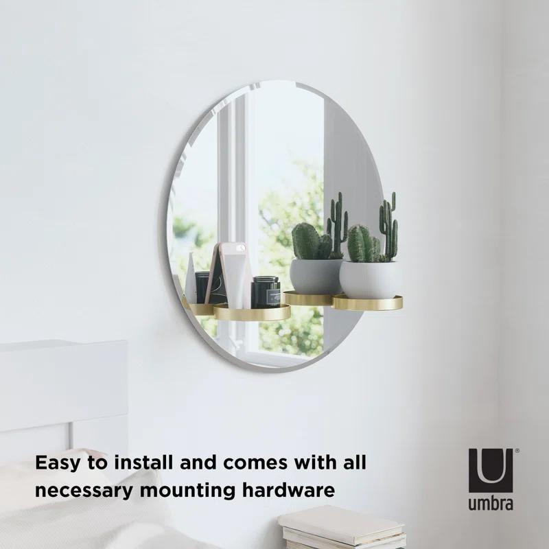 Perch Wall Mirror And Shelves