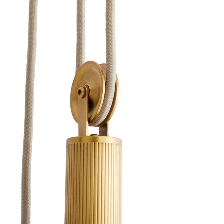 Norfolk Pendant Light by Arteriors - Antique Brass / 20.5" Dia