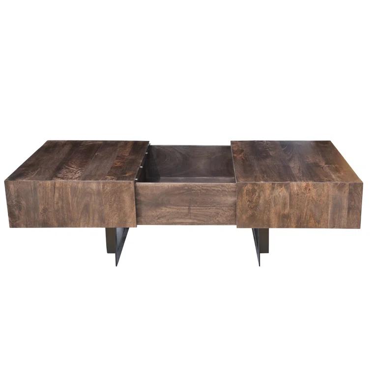 Mullins Extendable Sled Coffee Table with Storage