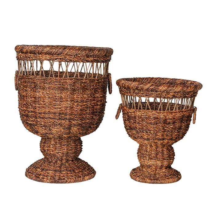 Devon Willow Natural Fibers Urn Planter