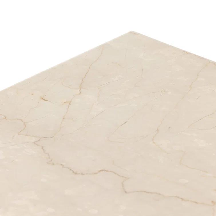 Leonel Side Table - Cream Marble