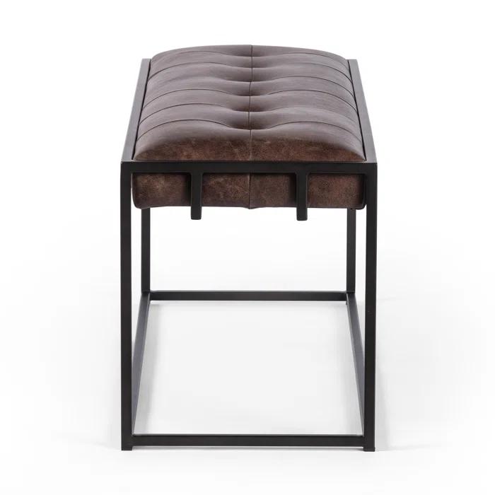 Jazelle Genuine Leather Bench