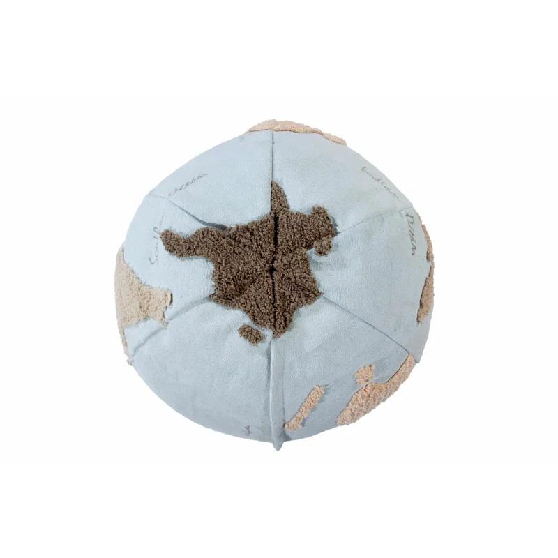 Lorena Canals World Map Pouf