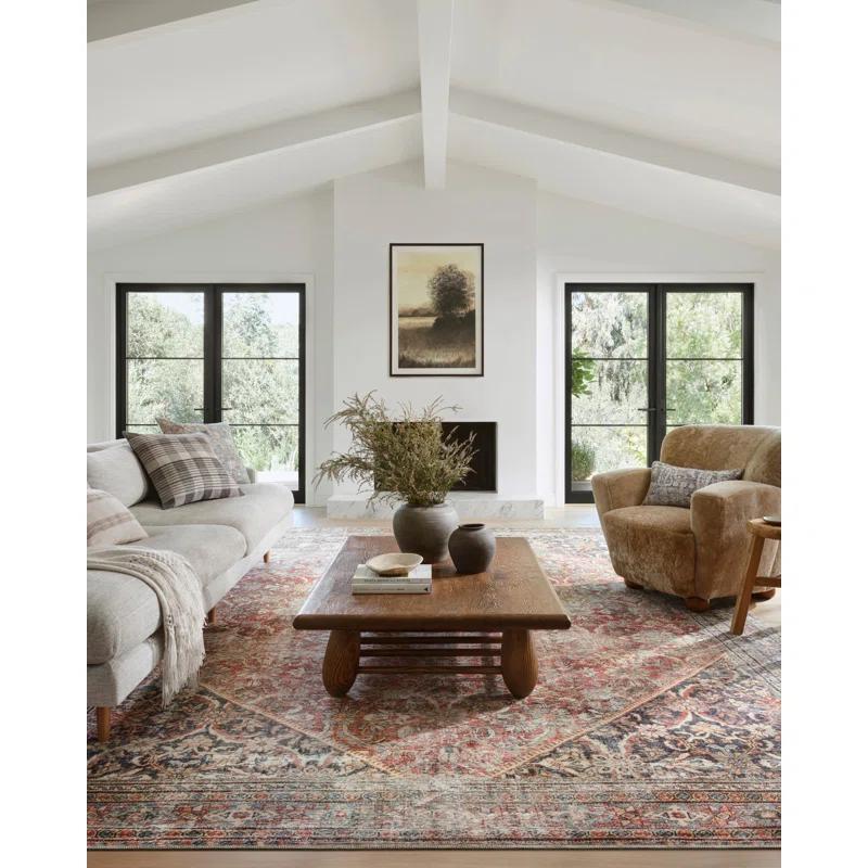 Amber Lewis x Loloi Georgie Red / Navy Area Rug
