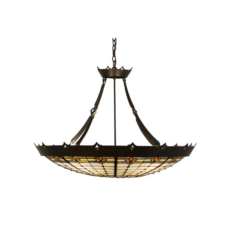 Timeless Bronze 40" Glass LED Indoor/Outdoor Pendant