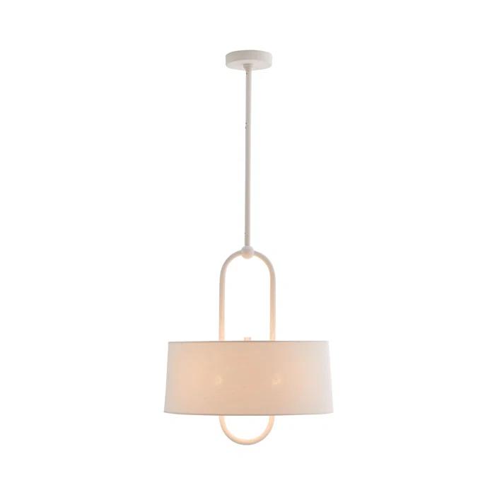 Melody Pendant Light by Arteriors - White / 18" Dia