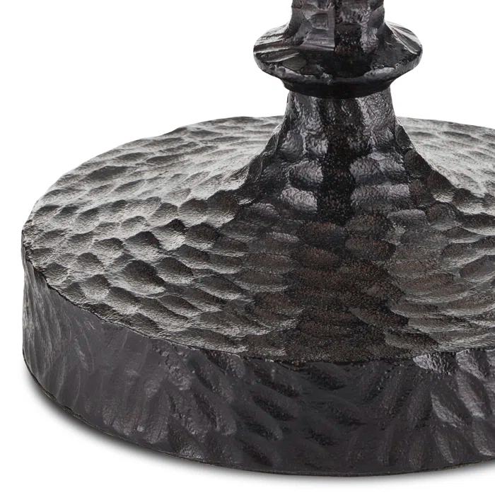 Gallo Round Black and Bronze Accent Table
