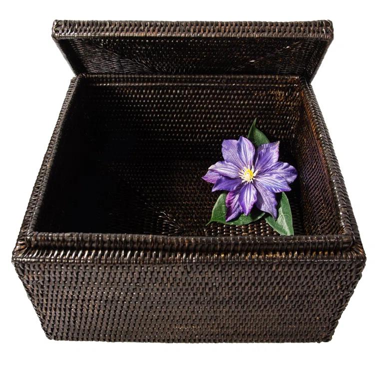 Arine Handmade Coastal Rattan Basket 1