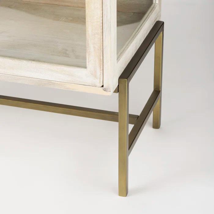 Warner Solid Wood Storage Cabinet