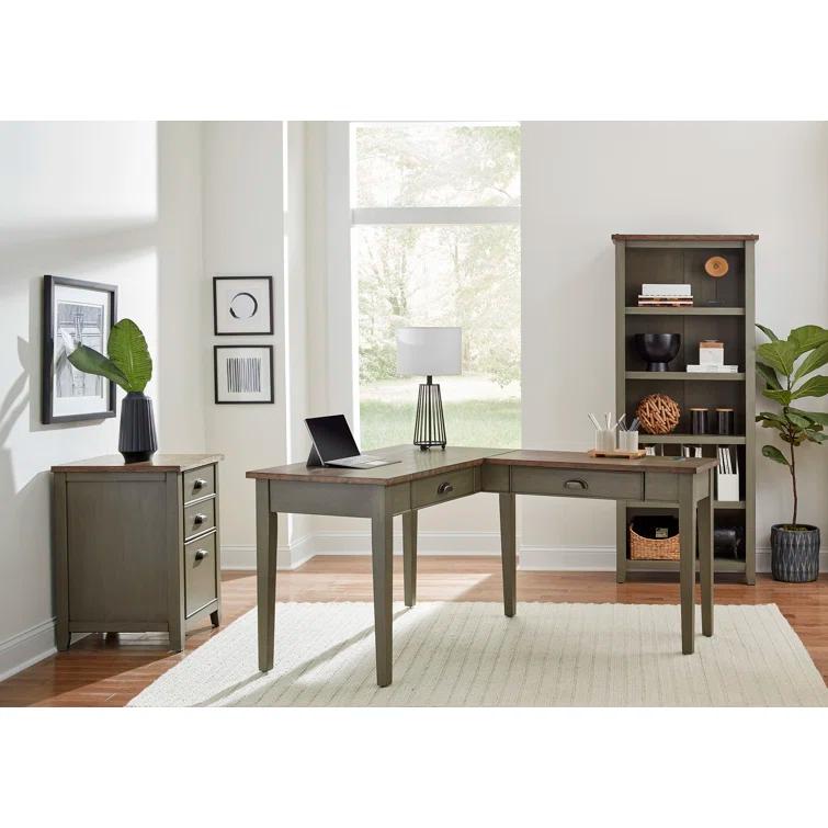 Vivienne L-Shaped Writing Desk