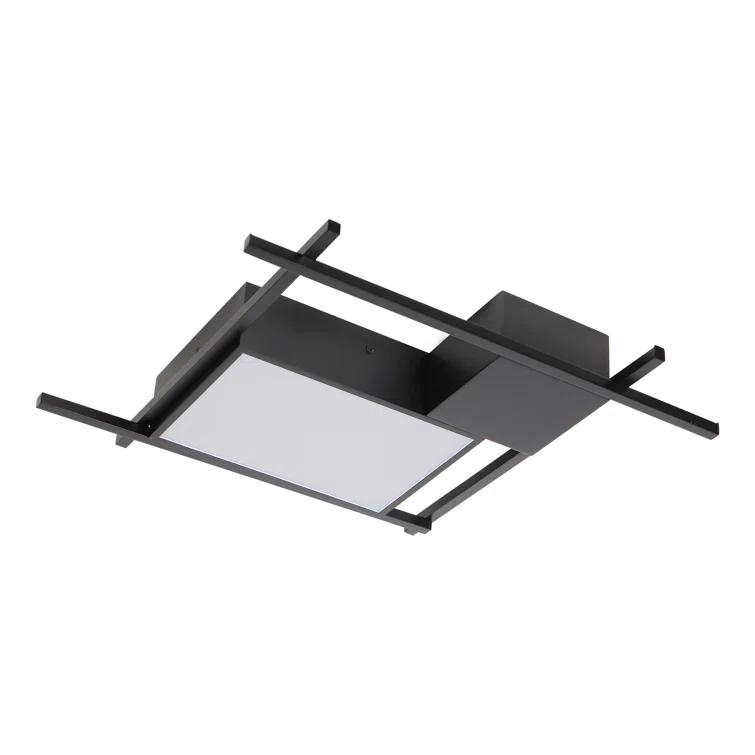 Radium 19-in Integrated LED Rectangular ETL Certified Semi Flush Ceiling Light