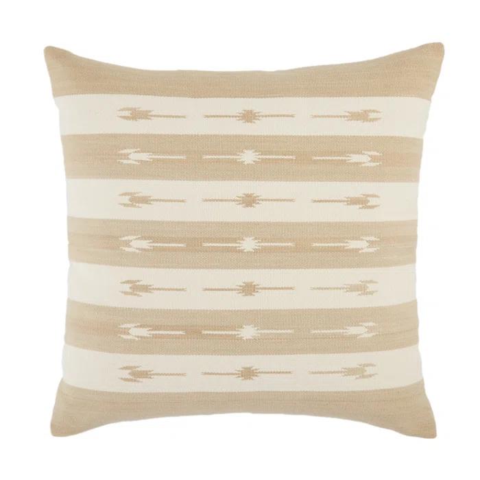 Estela Striped Cotton Throw Pillow