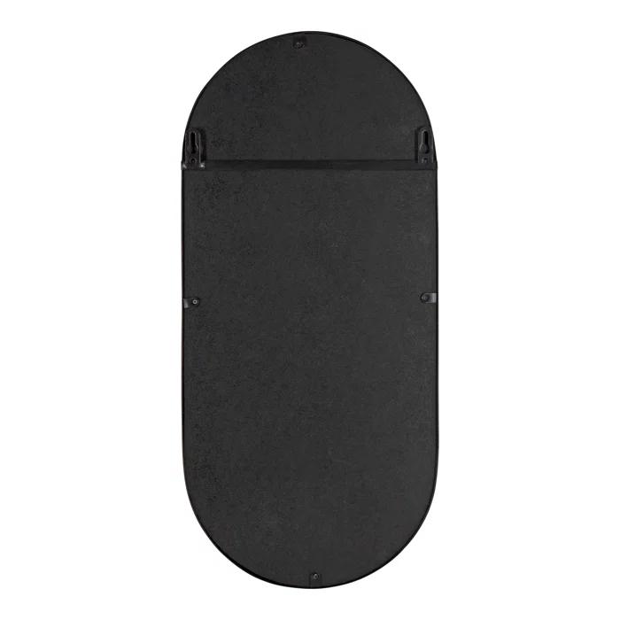 Lumi Metal Flat Mirror with Shelves