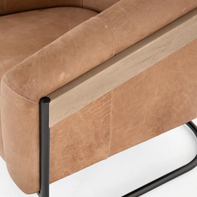 Gianni Leather Accent Chair