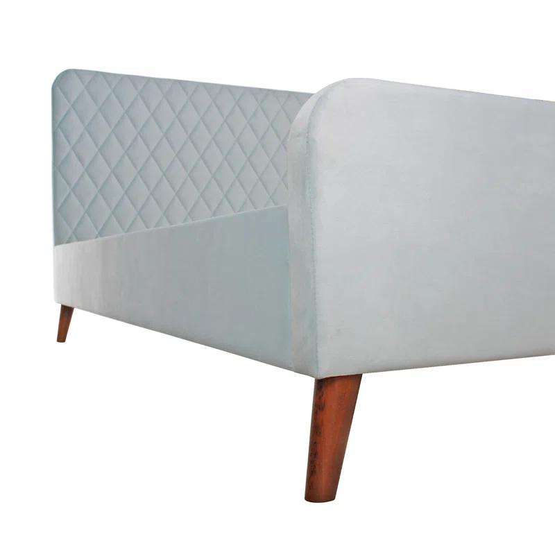 Better Home Products Roza Velvet Upholstered Queen Bed