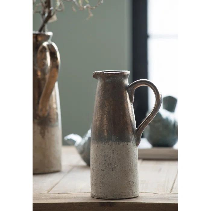 Libra Handmade Terracotta Decorative Bottle