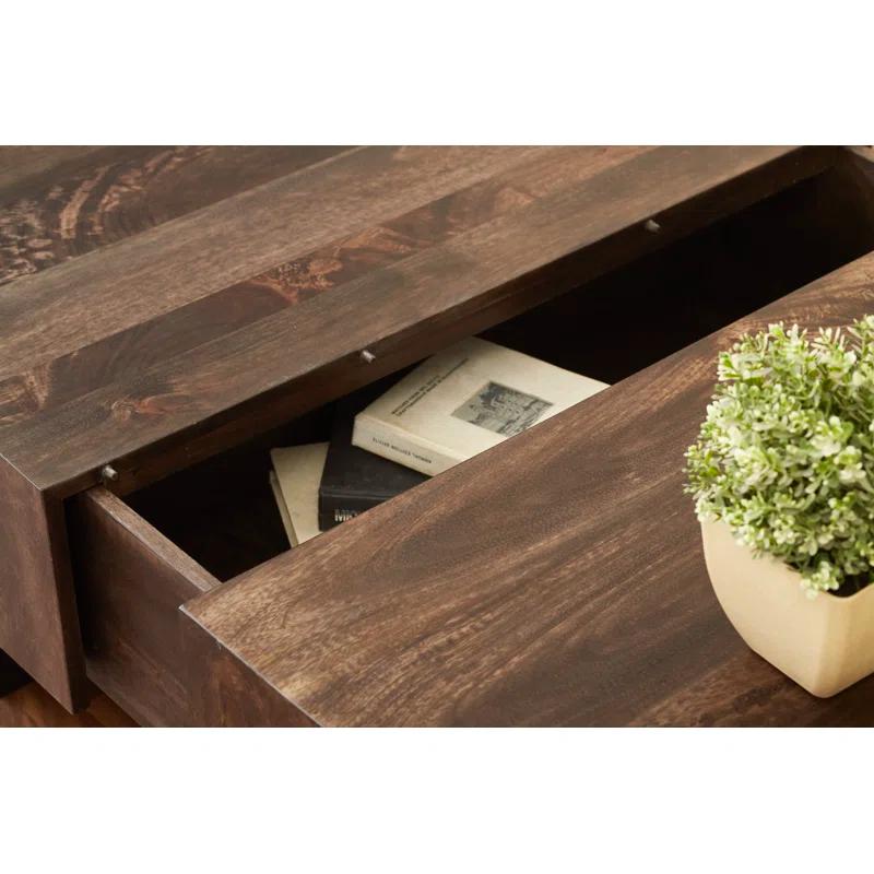 Mullins Extendable Sled Coffee Table with Storage
